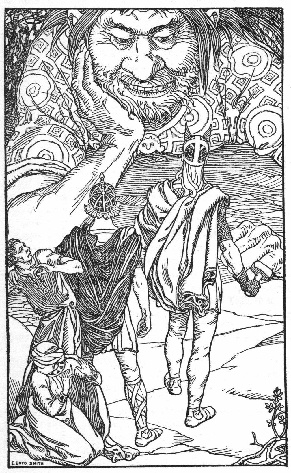 着色页: 北欧神话 (众神与女神) #110447 - 免费可打印着色页