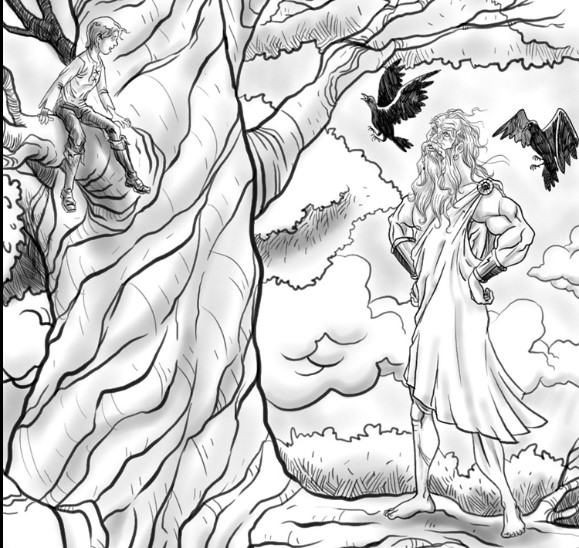 着色页: 北欧神话 (众神与女神) #110456 - 免费可打印着色页
