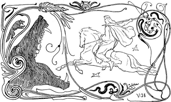着色页: 北欧神话 (众神与女神) #110557 - 免费可打印着色页