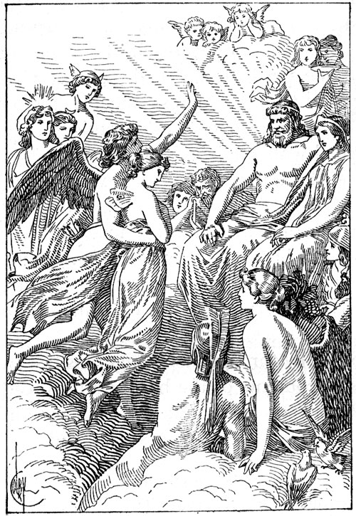 着色页: 罗马神话 (众神与女神) #110013 - 免费可打印着色页