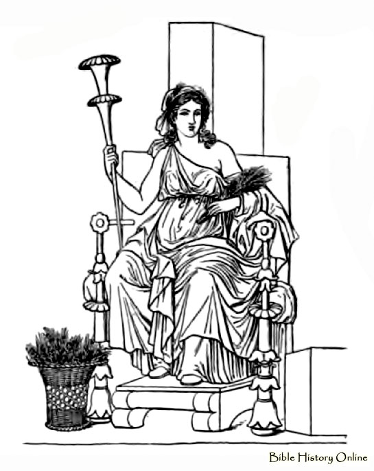 着色页: 罗马神话 (众神与女神) #110028 - 免费可打印着色页