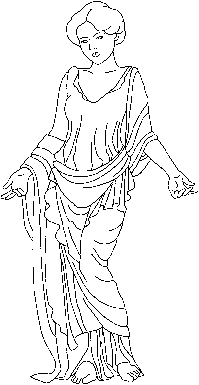 着色页: 罗马神话 (众神与女神) #110080 - 免费可打印着色页