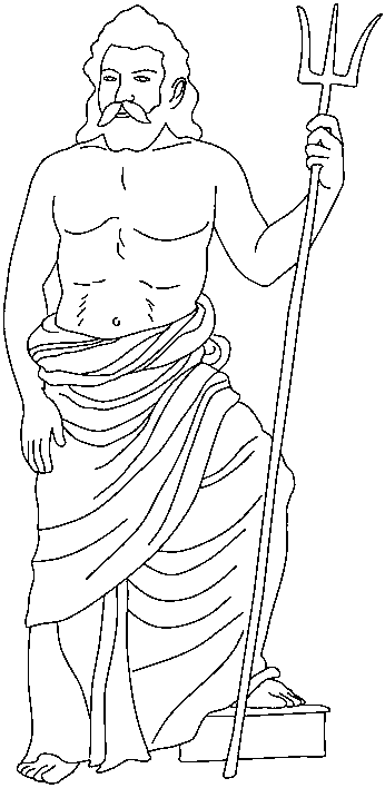 着色页: 罗马神话 (众神与女神) #110091 - 免费可打印着色页