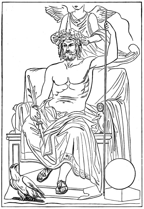 着色页: 罗马神话 (众神与女神) #110097 - 免费可打印着色页