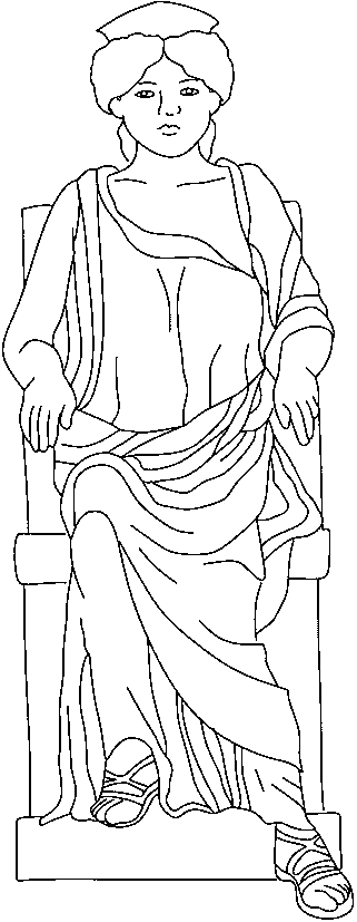 着色页: 罗马神话 (众神与女神) #110111 - 免费可打印着色页