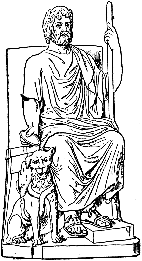 着色页: 罗马神话 (众神与女神) #110120 - 免费可打印着色页