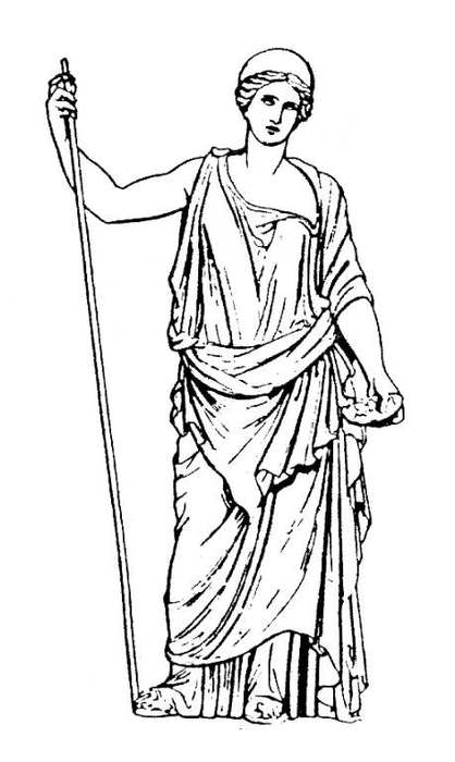 着色页: 罗马神话 (众神与女神) #110164 - 免费可打印着色页