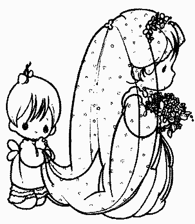 着色页: 婚礼 (节日和庆典) #56014 - 免费可打印着色页