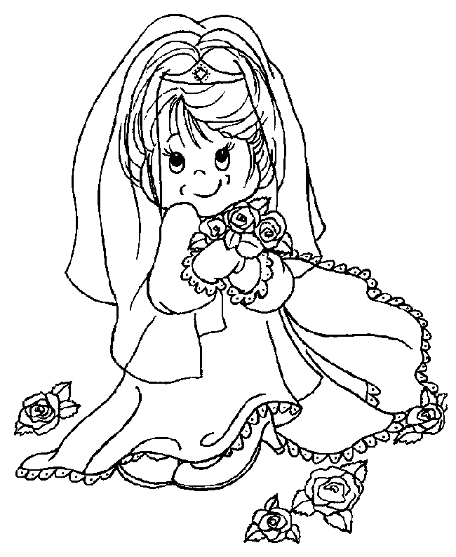 着色页: 婚礼 (节日和庆典) #56042 - 免费可打印着色页