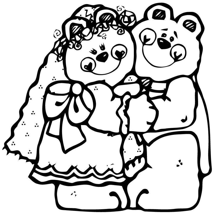 着色页: 婚礼 (节日和庆典) #56052 - 免费可打印着色页
