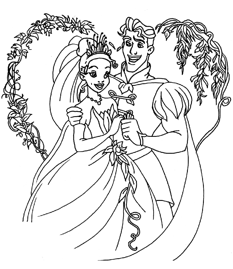 着色页: 婚礼 (节日和庆典) #56074 - 免费可打印着色页