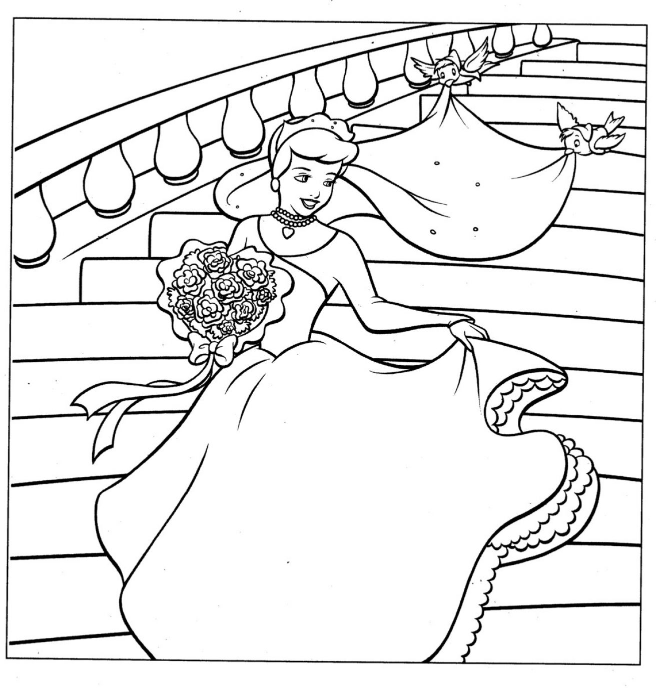 着色页: 婚礼 (节日和庆典) #56170 - 免费可打印着色页