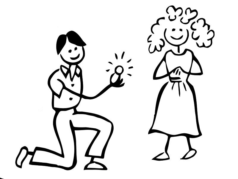 着色页: 婚礼 (节日和庆典) #56271 - 免费可打印着色页