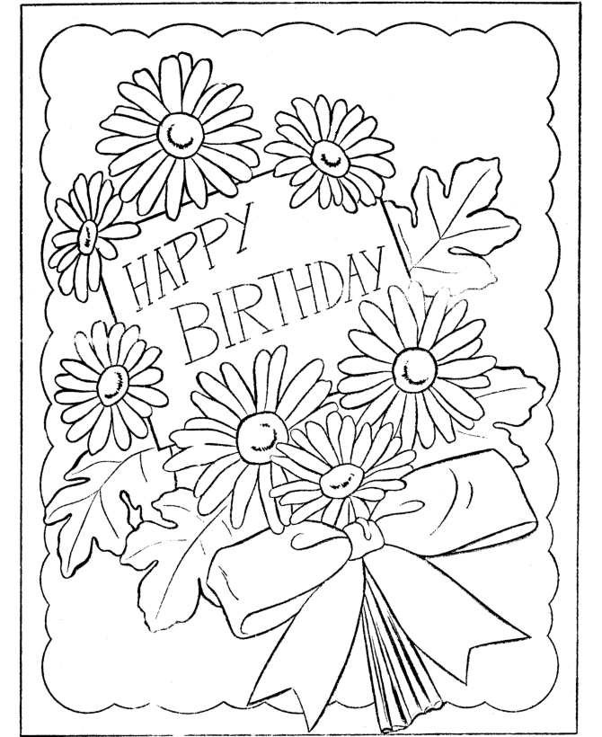 着色页: 生日 (假期和特殊场合) #57177 - 免费可打印着色页