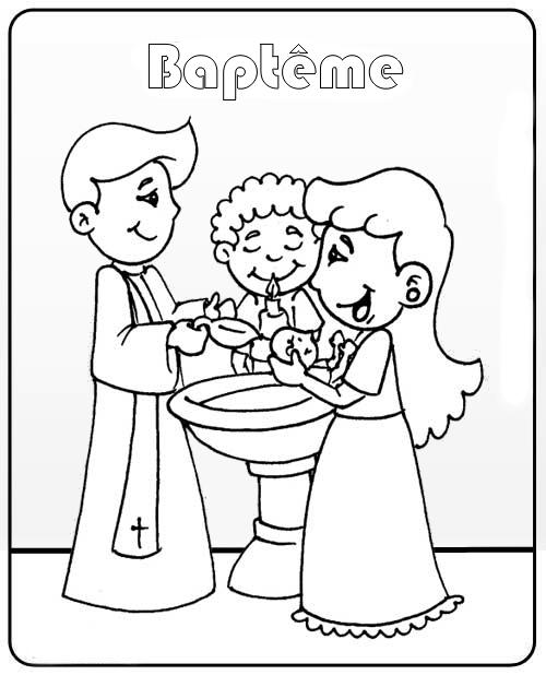 着色页: 洗礼 (假期和特殊场合) #57459 - 免费可打印着色页