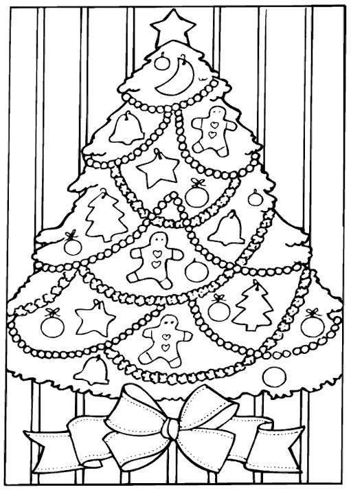 着色页: 圣诞节 (假期和特殊场合) #54763 - 免费可打印着色页