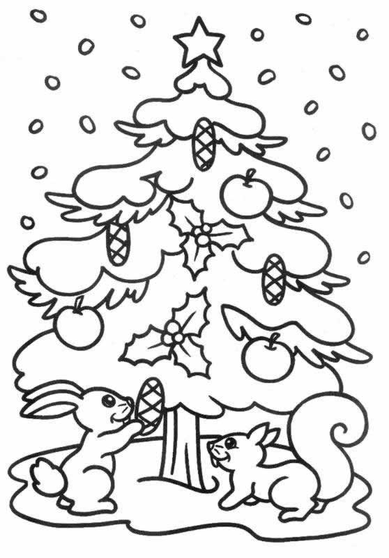 着色页: 圣诞节 (假期和特殊场合) #54766 - 免费可打印着色页
