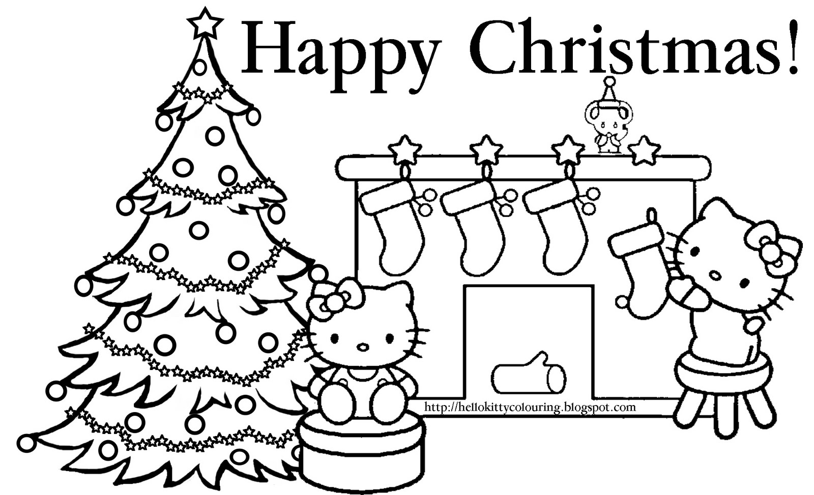 着色页: 圣诞节 (假期和特殊场合) #54868 - 免费可打印着色页