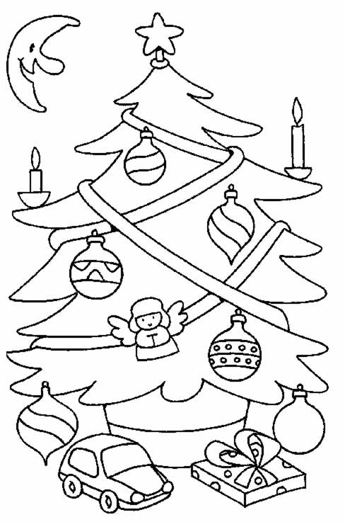 着色页: 圣诞节 (假期和特殊场合) #55072 - 免费可打印着色页