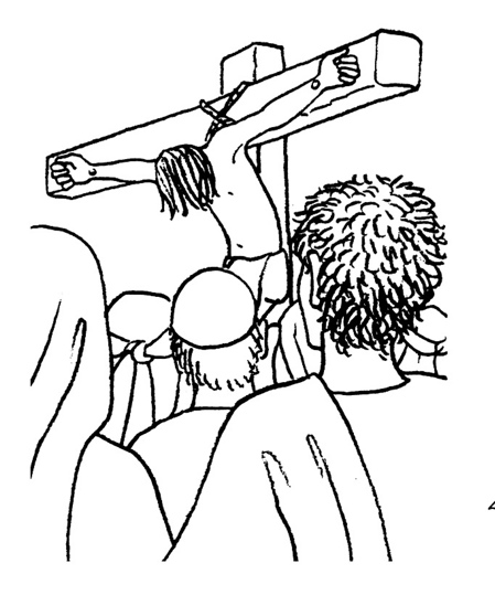 着色页: 耶稣受难日 (假期和特殊场合) #61092 - 免费可打印着色页