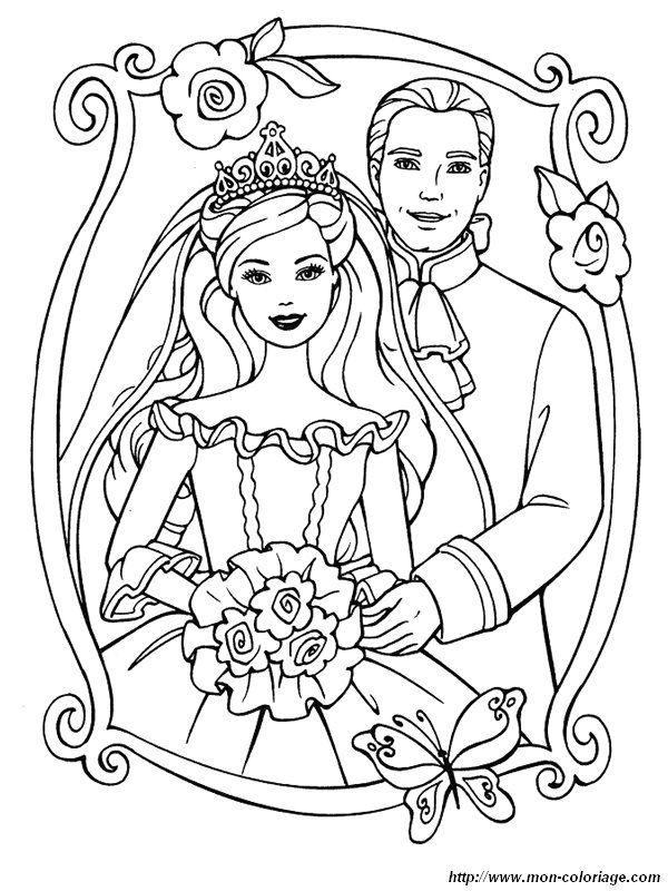 着色页: 婚礼 (假期和特殊场合) #55959 - 免费可打印着色页