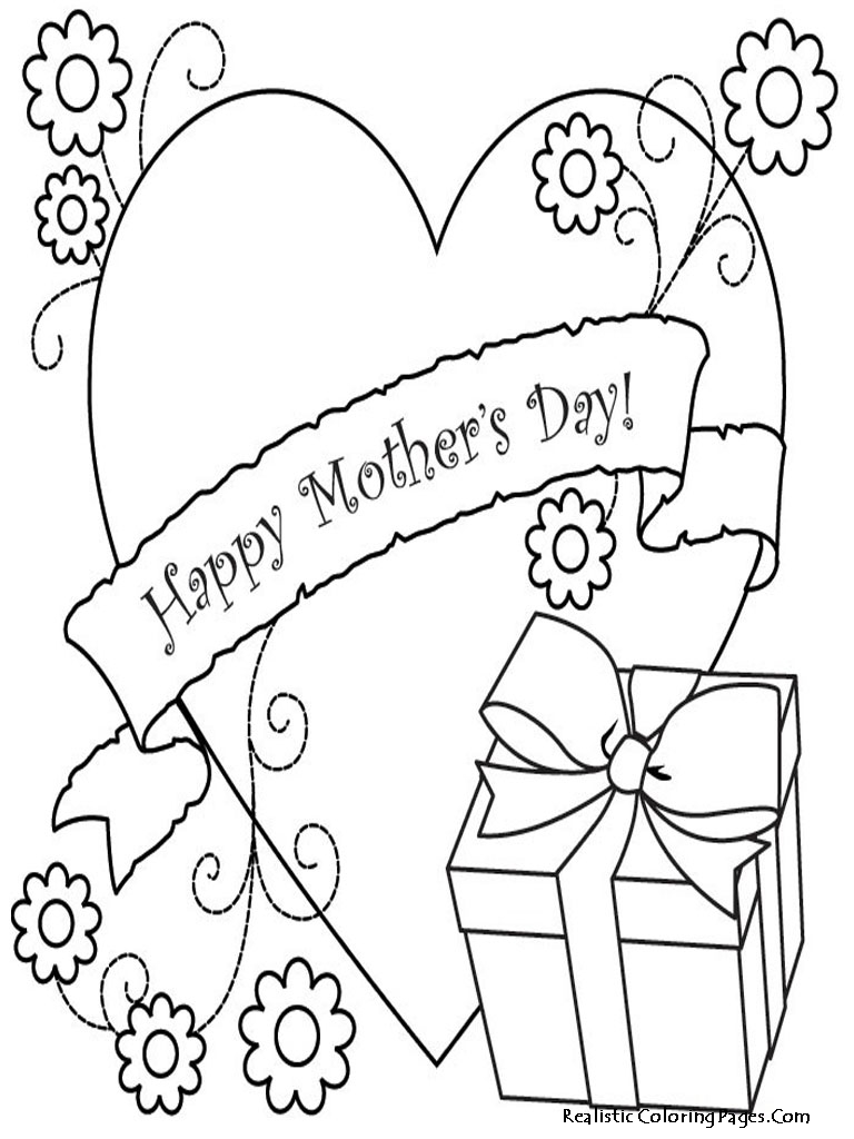 着色页: 母亲节 (假期和特殊场合) #129846 - 免费可打印着色页