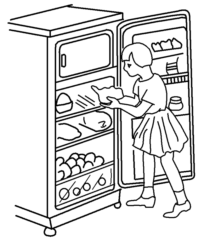 着色页: 厨师 (行业和专业) #91838 - 免费可打印着色页