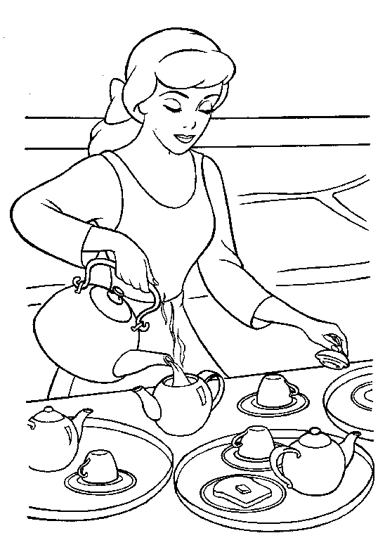 着色页: 厨师 (行业和专业) #92023 - 免费可打印着色页