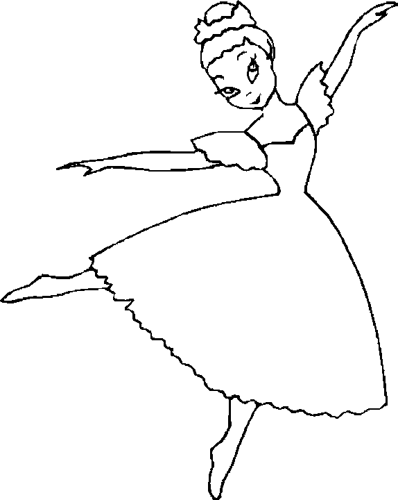 着色页: 舞蹈家 (行业和专业) #92110 - 免费可打印着色页