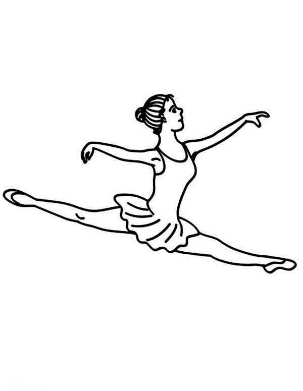 着色页: 舞蹈家 (行业和专业) #92372 - 免费可打印着色页