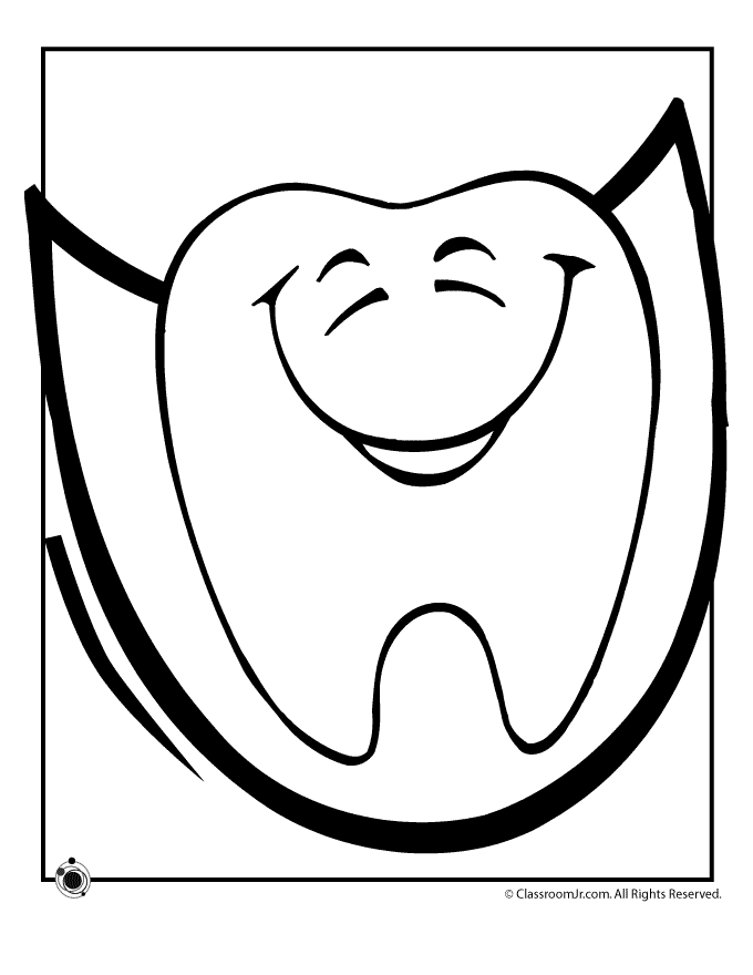 着色页: 牙医 (行业和专业) #92916 - 免费可打印着色页