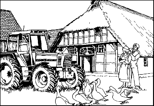 着色页: 农民 (行业和专业) #96216 - 免费可打印着色页