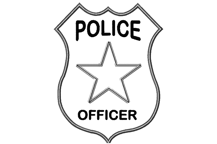 着色页: 警官 (行业和专业) #105406 - 免费可打印着色页