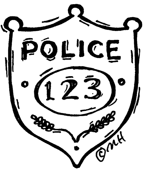 着色页: 警官 (行业和专业) #105470 - 免费可打印着色页