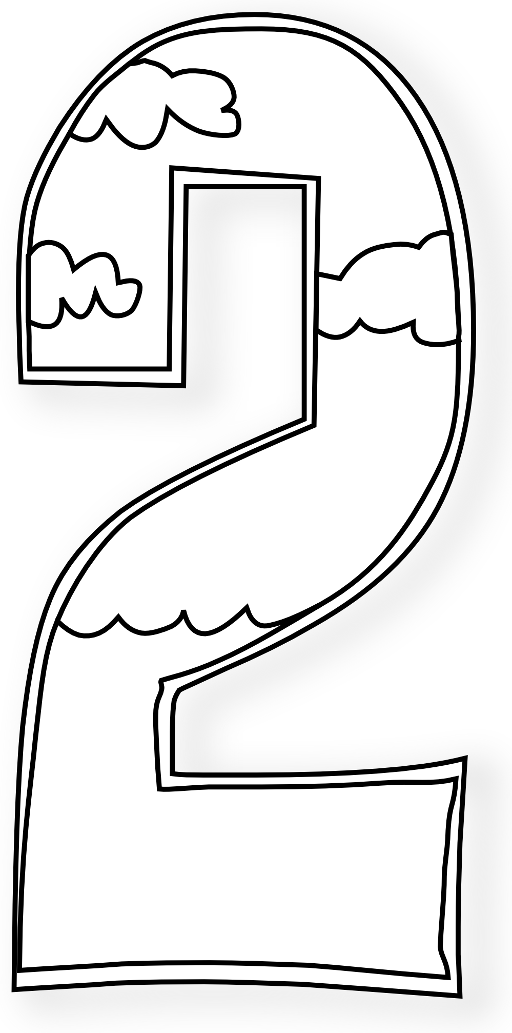 着色页: 数字 (学习和教育) #125311 - 免费可打印着色页