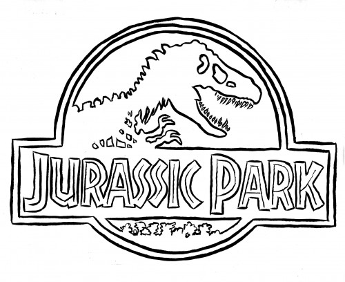 着色页: 侏罗纪公园 (电影) #15870 - 免费可打印着色页