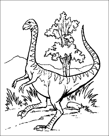 着色页: 侏罗纪公园 (电影) #15895 - 免费可打印着色页