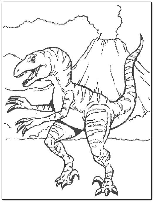 着色页: 侏罗纪公园 (电影) #15904 - 免费可打印着色页