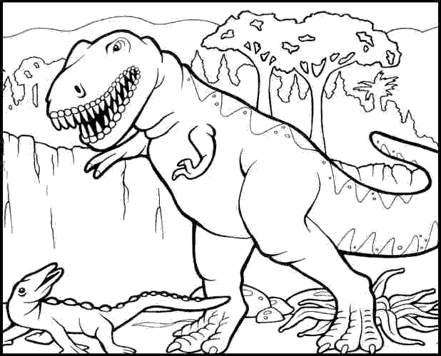 着色页: 侏罗纪公园 (电影) #15920 - 免费可打印着色页