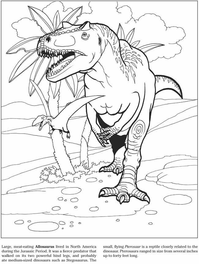 着色页: 侏罗纪公园 (电影) #15932 - 免费可打印着色页