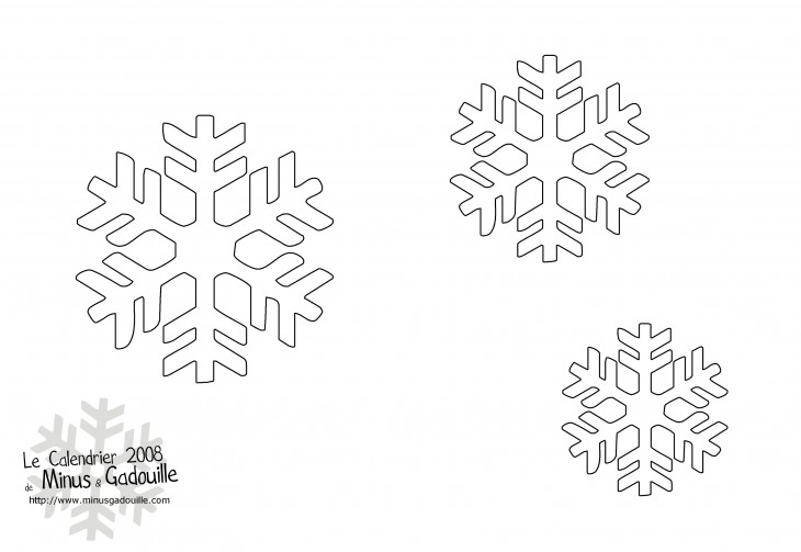 着色页: 雪花 (自然与季节) #160534 - 免费可打印着色页