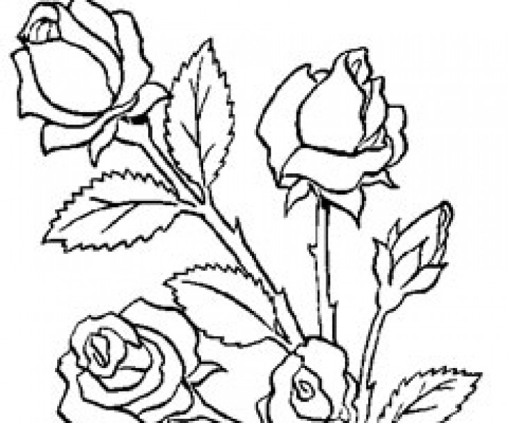 着色页: 一束鲜花 (自然) #160747 - 免费可打印着色页