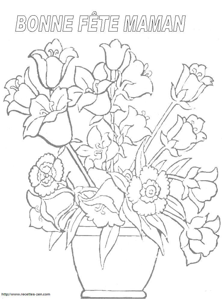 着色页: 一束鲜花 (自然) #160884 - 免费可打印着色页