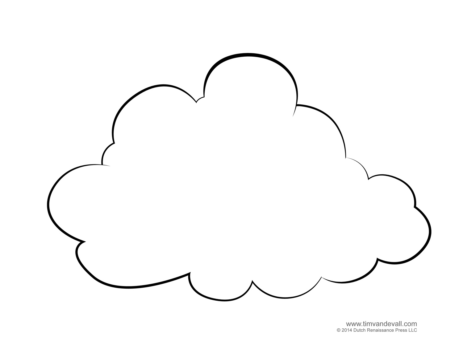 着色页: 云 (自然) #157356 - 免费可打印着色页