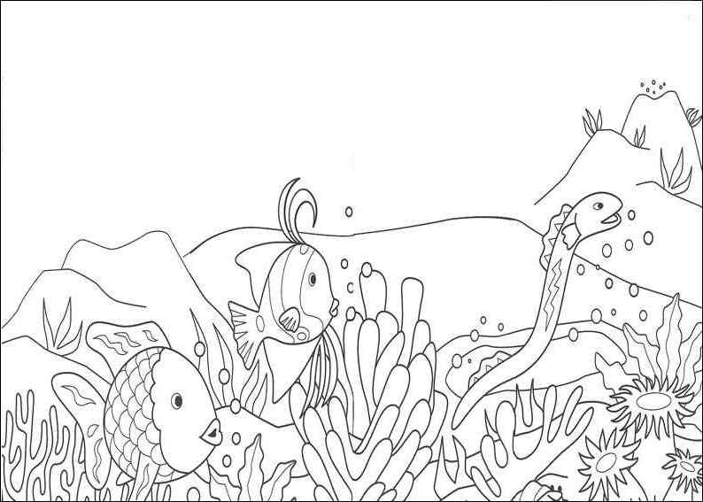 着色页: 珊瑚 (自然) #162795 - 免费可打印着色页