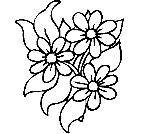 着色页: 雏菊 (自然) #161472 - 免费可打印着色页