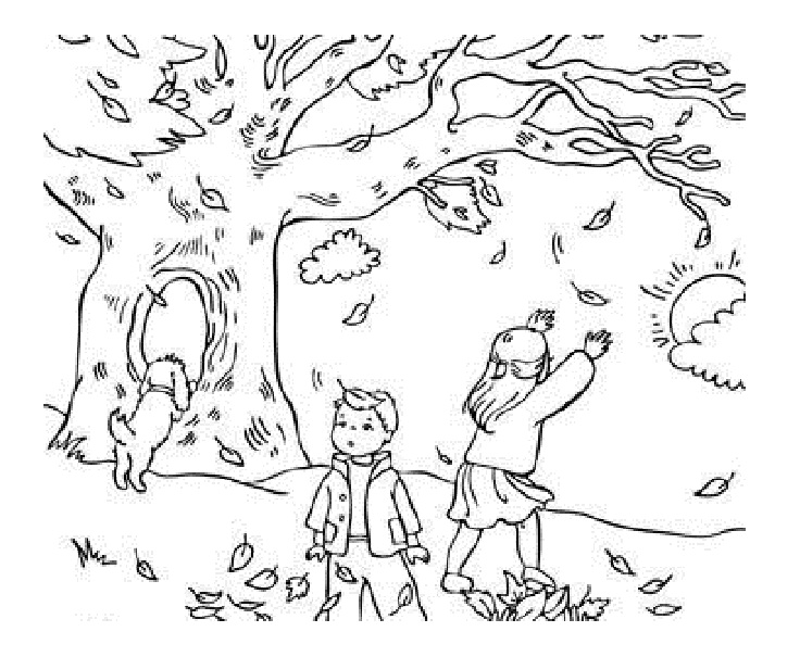 着色页: 秋季 (自然) #164039 - 免费可打印着色页