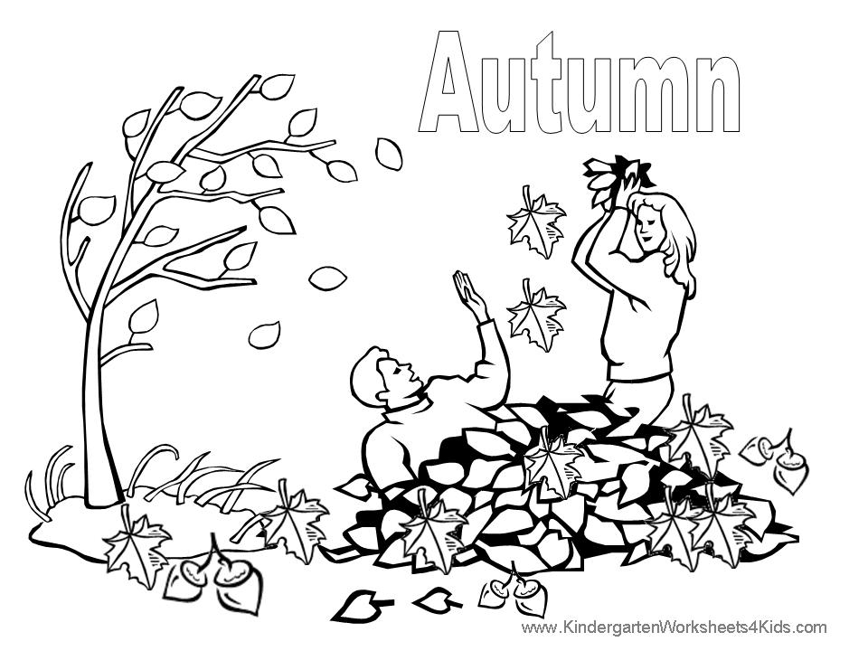 着色页: 秋季 (自然) #164074 - 免费可打印着色页