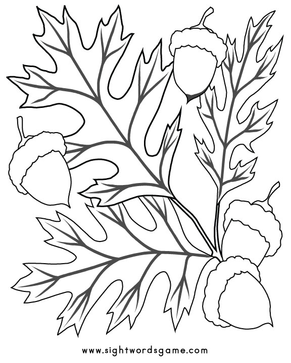 着色页: 秋季 (自然) #164118 - 免费可打印着色页