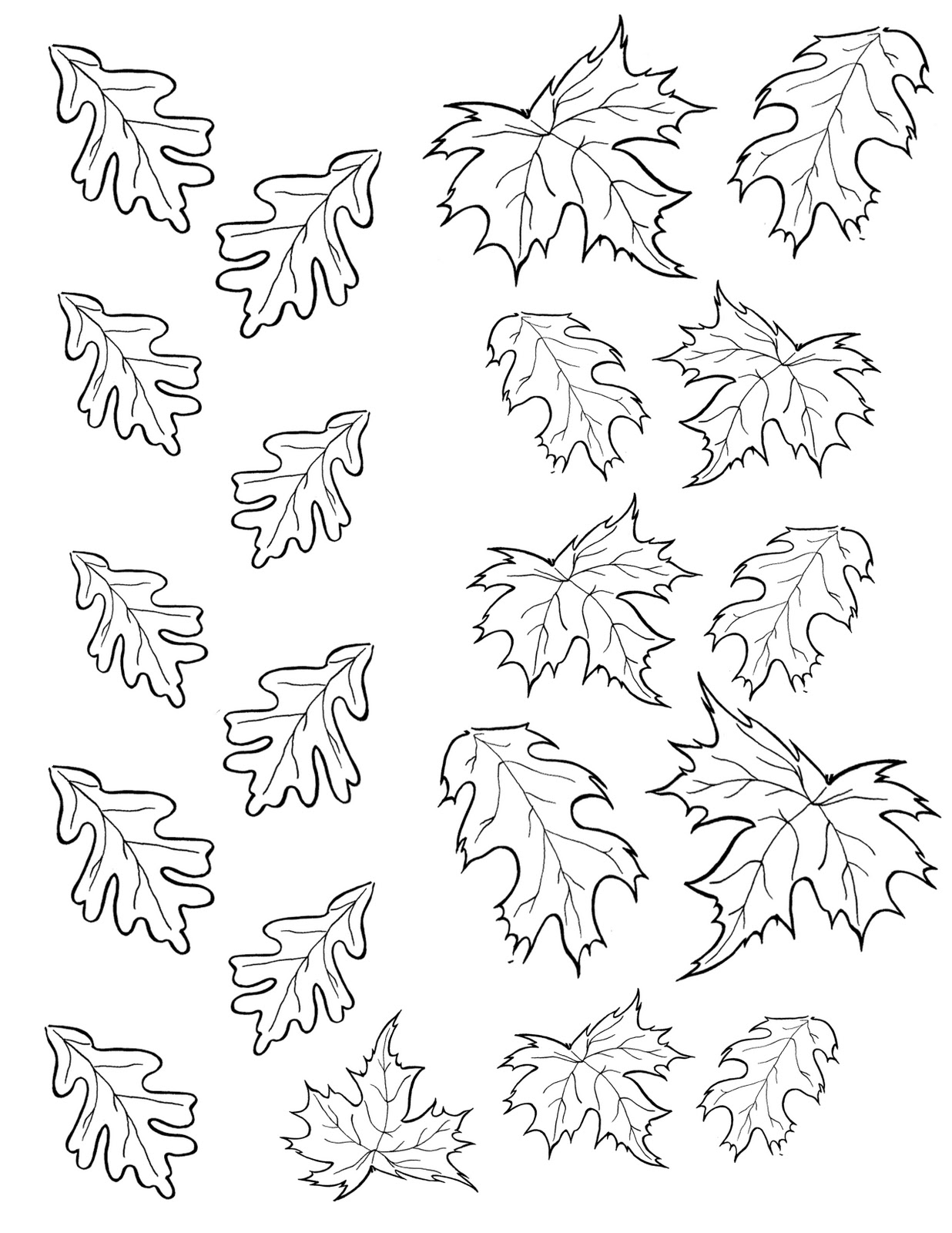 着色页: 秋季 (自然) #164178 - 免费可打印着色页